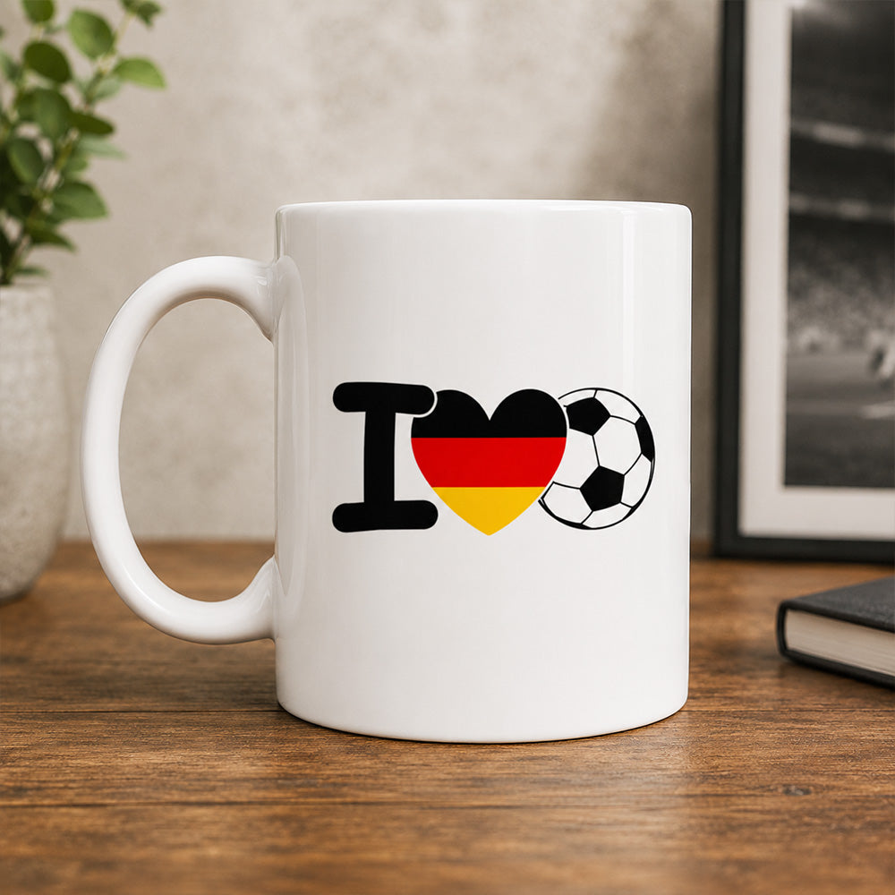 I Love Football Tasse