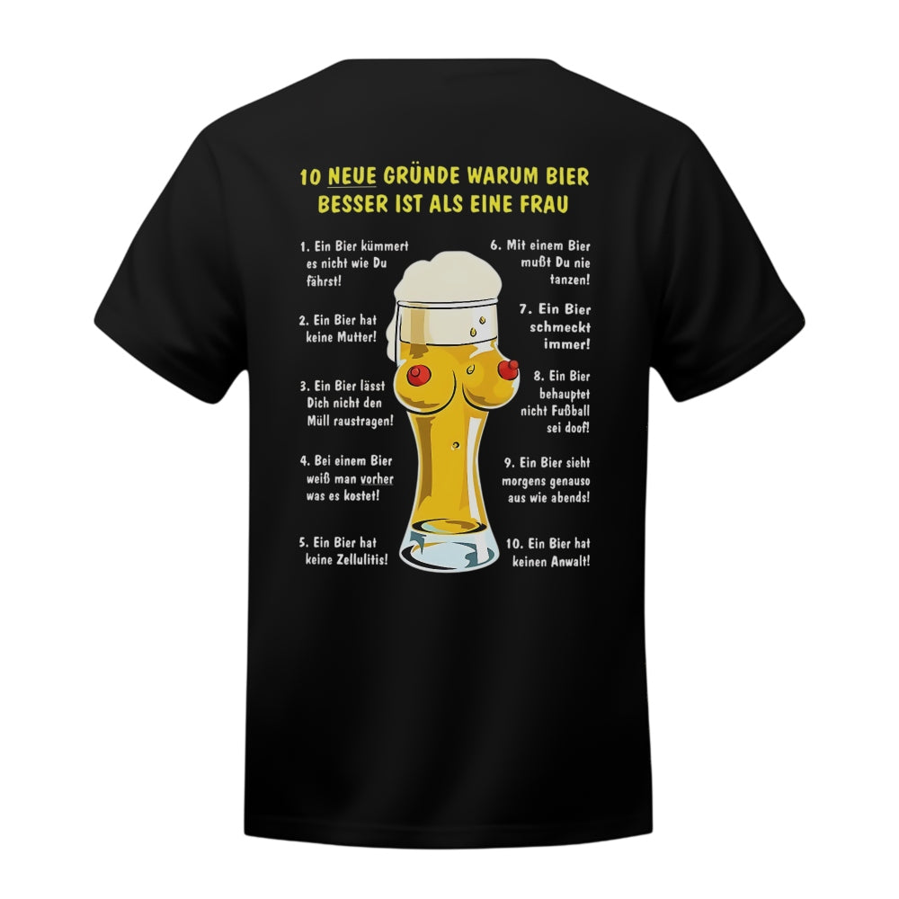 Zehn Gründe - T-Shirt Backprint