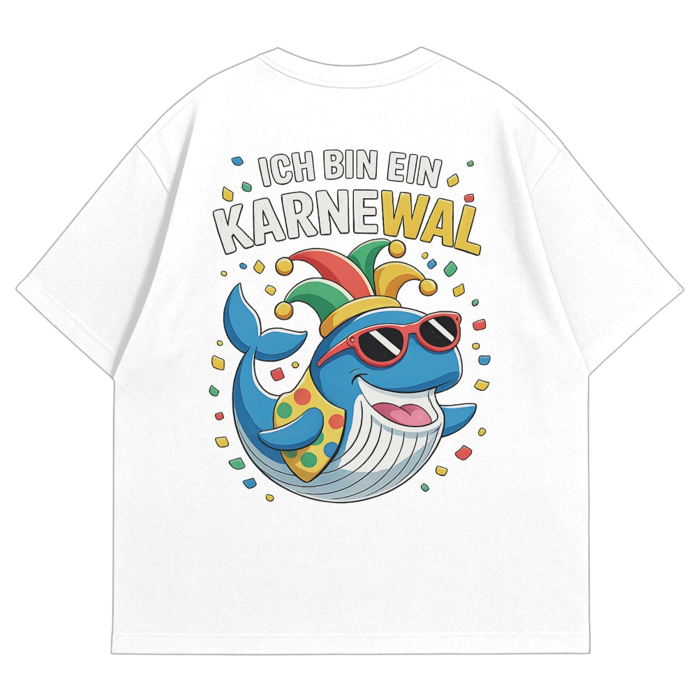 Karnewal Oversize Shirt Weiß