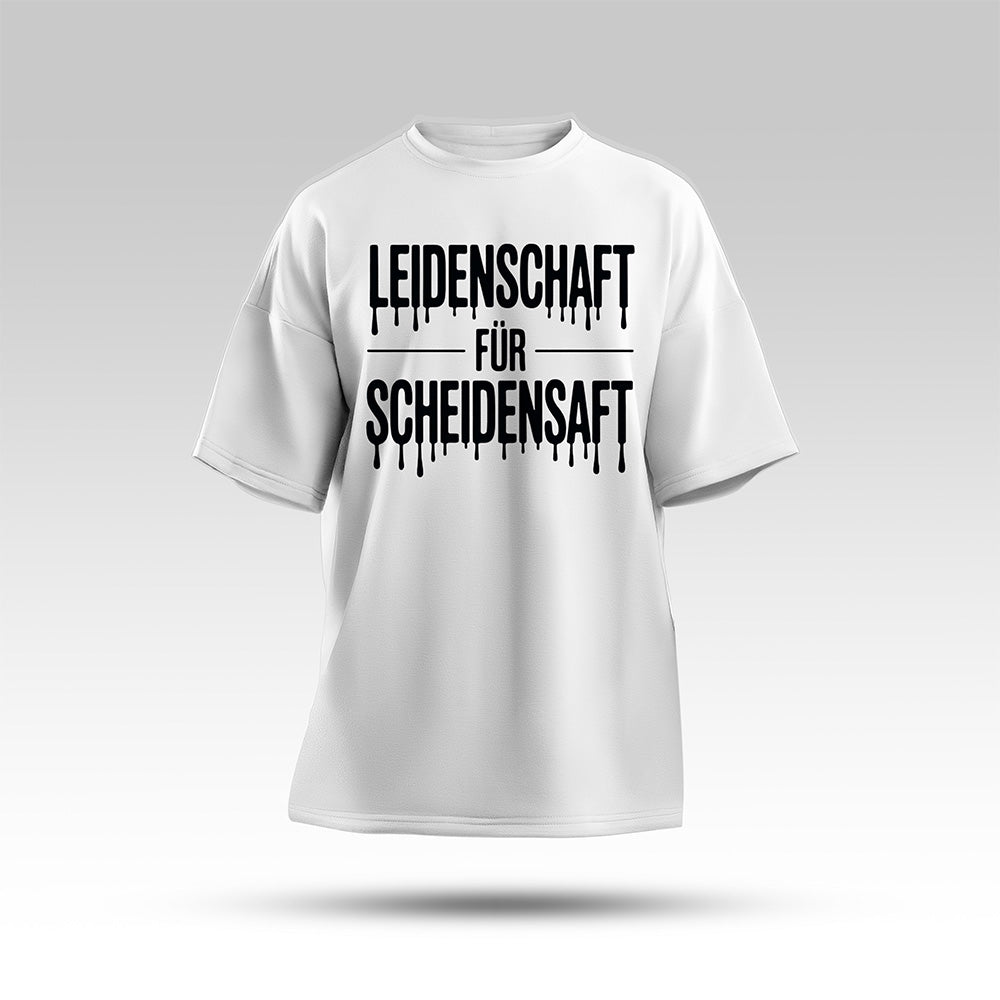 Leidenschaft Oversize Shirt Weiß