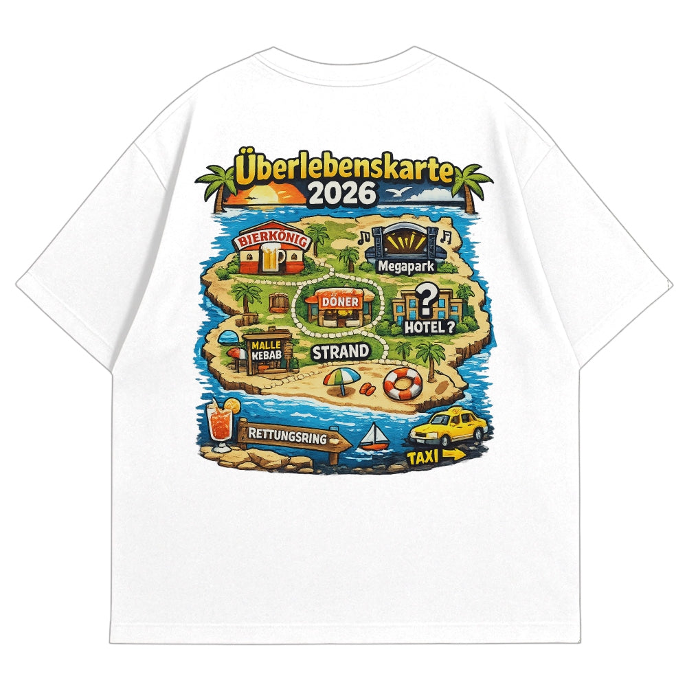 Malle Quest Oversize Shirt Weiß