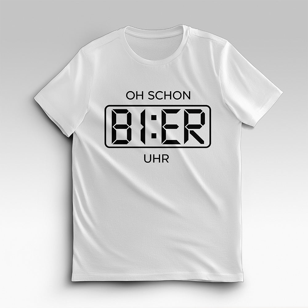 BIER UHR - T-Shirt