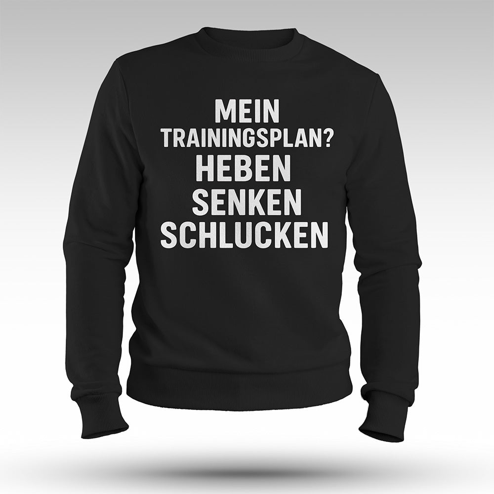 TRAININGSPLAN - Premium Sweatshirt