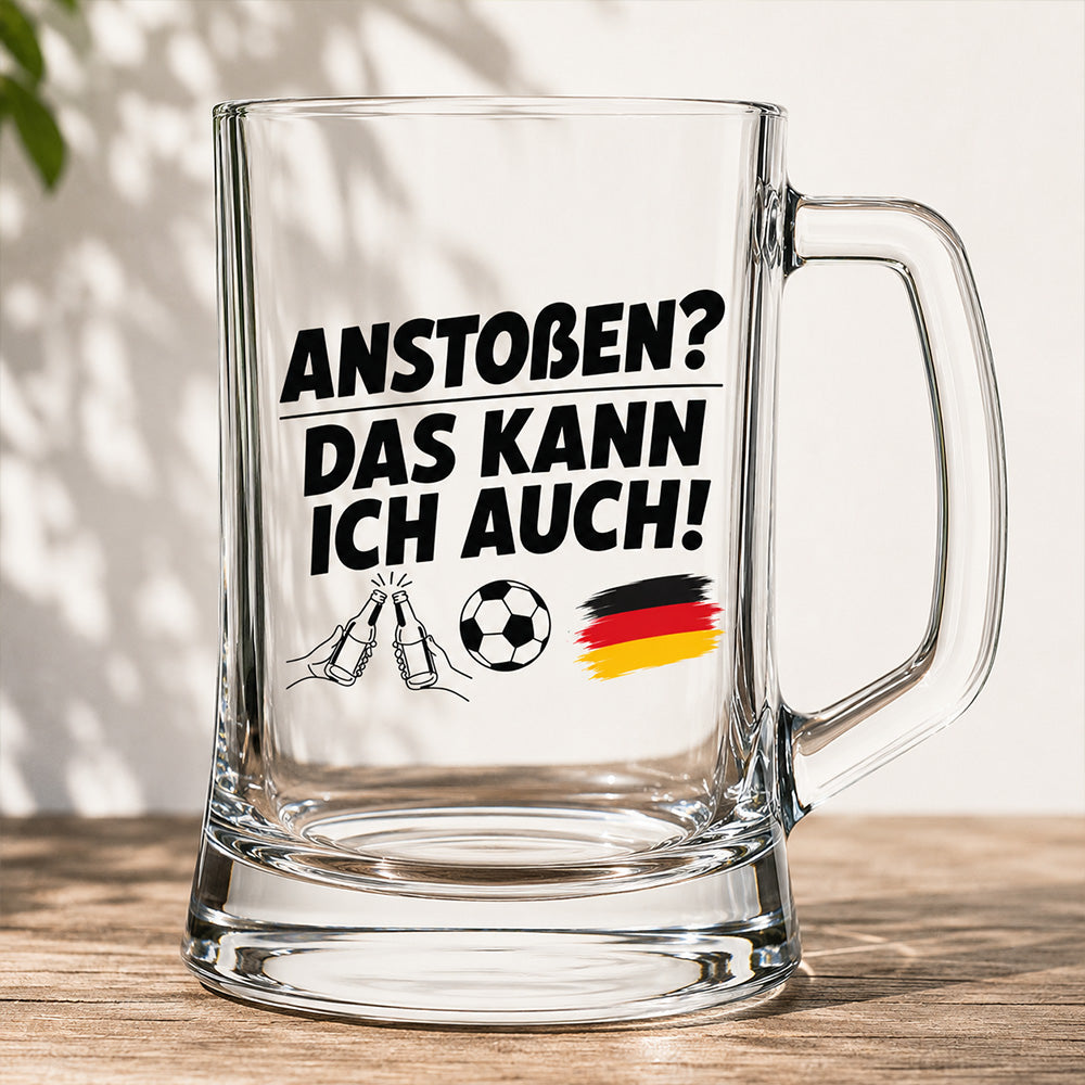 Anstoßen Bierkrug