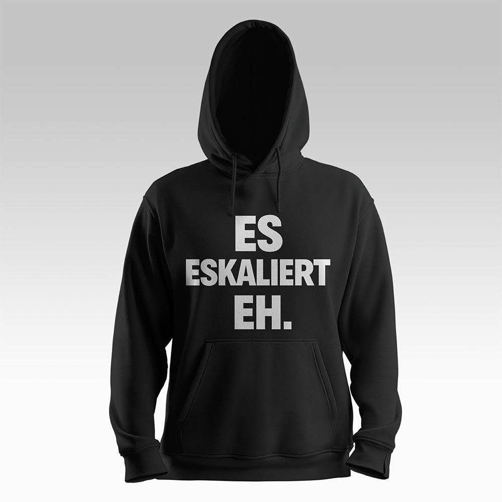 Es eskaliert eh Premium Hoodie