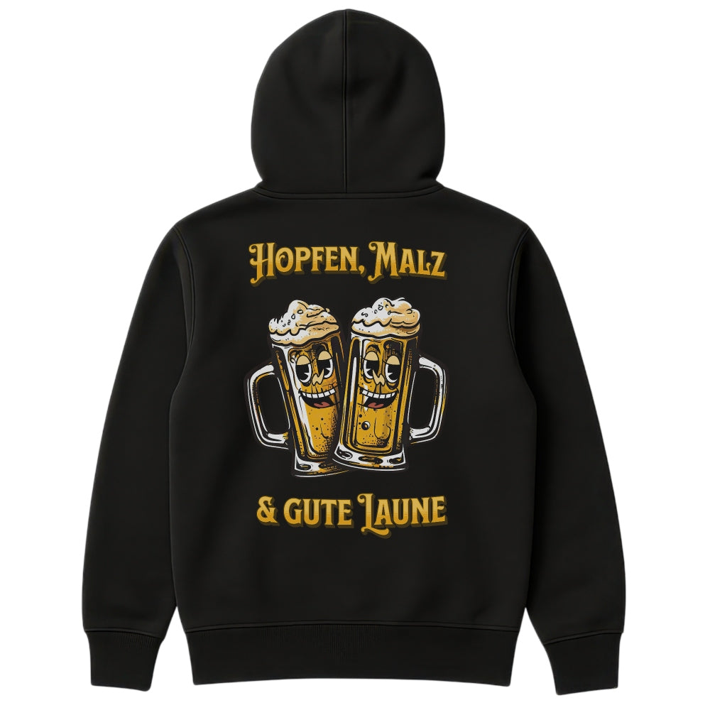 GUTE LAUNE - Oversize Zipper Hoodie