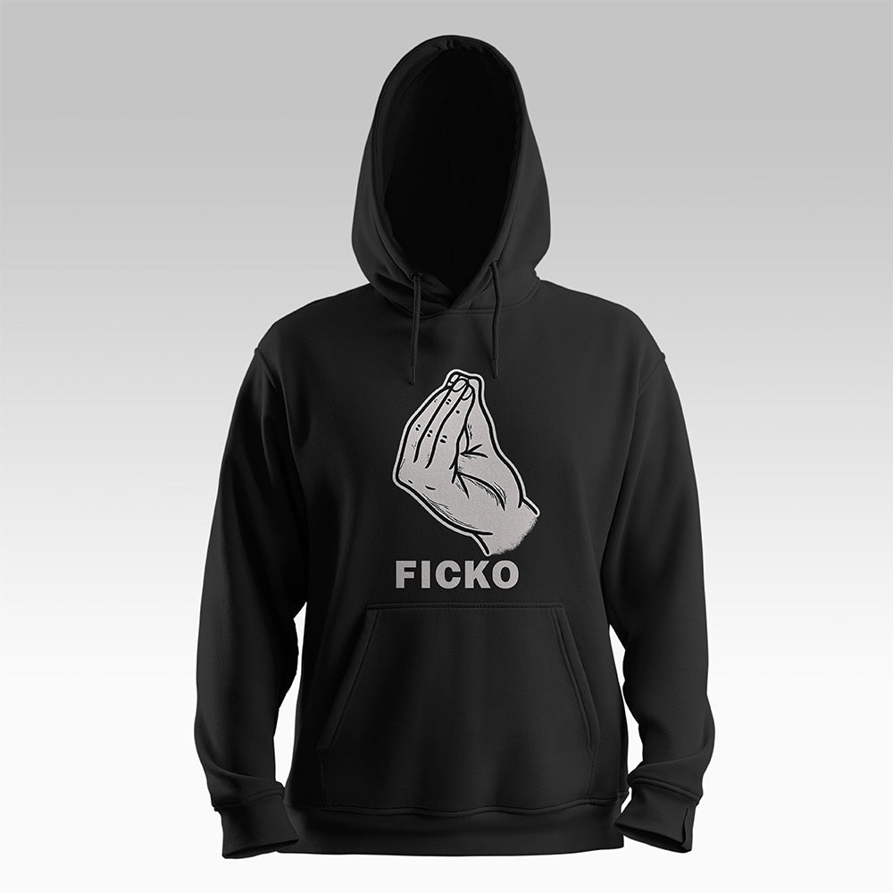 Ficko Hoodie Schwarz