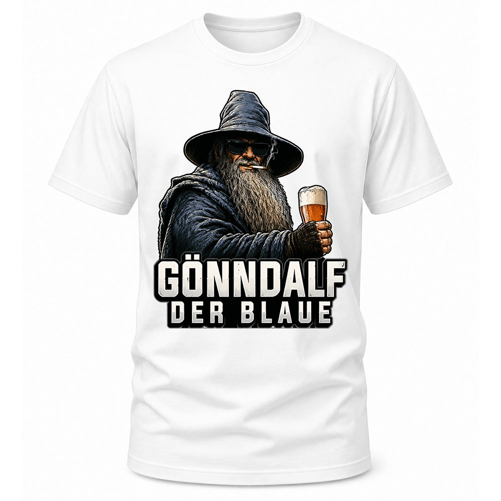 Gönndalf der Blau T-Shirt