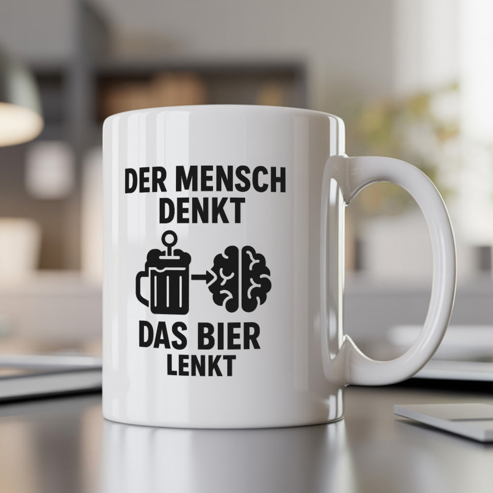 BIER LENKT - Tasse