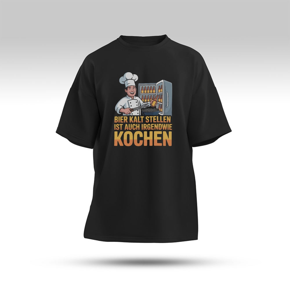 GEHOBENER KOCH - Oversize T-Shirt