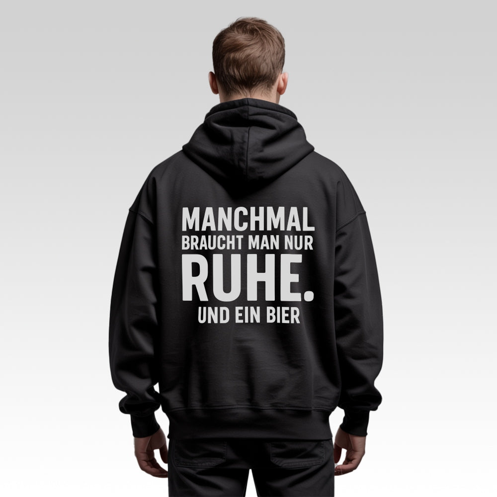 RUHE - Oversize Zipper Hoodie