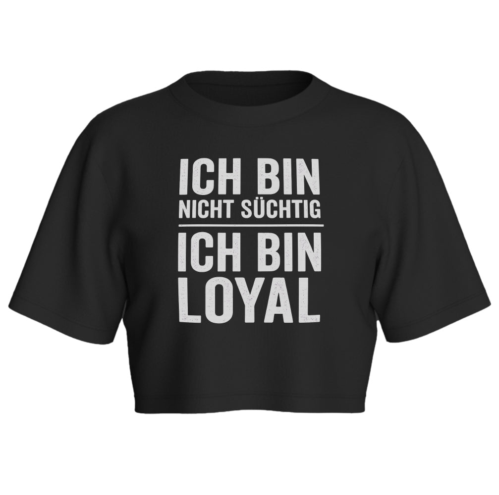 LOYALITÄT - Oversize Crop-Top