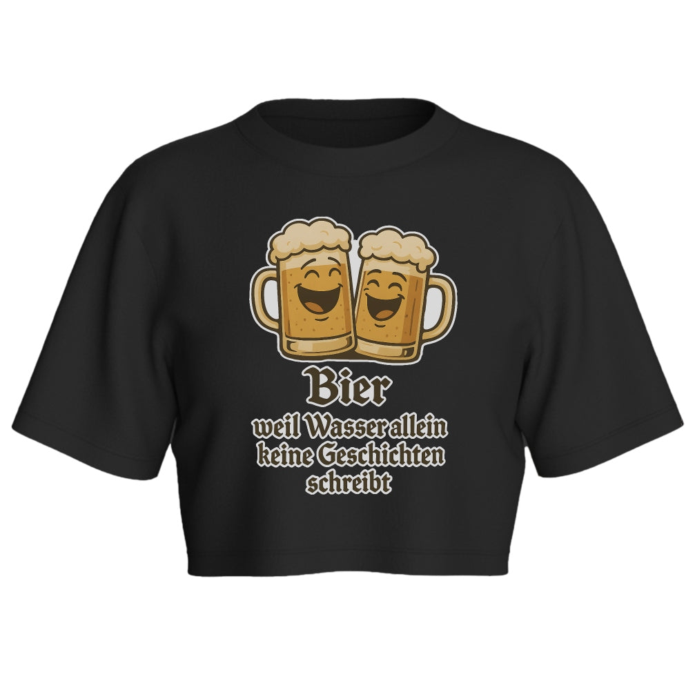 GESCHICHTE - Oversize Crop-Top