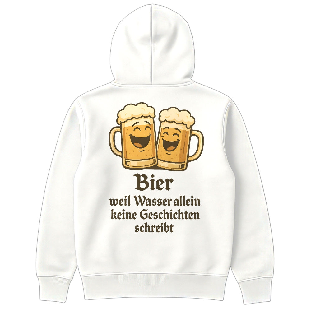 GESCHICHTE - Oversize Zipper Hoodie