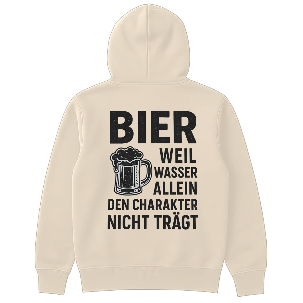 BIER TRÄGT CHARAKTER - Oversize Zipper Hoodie