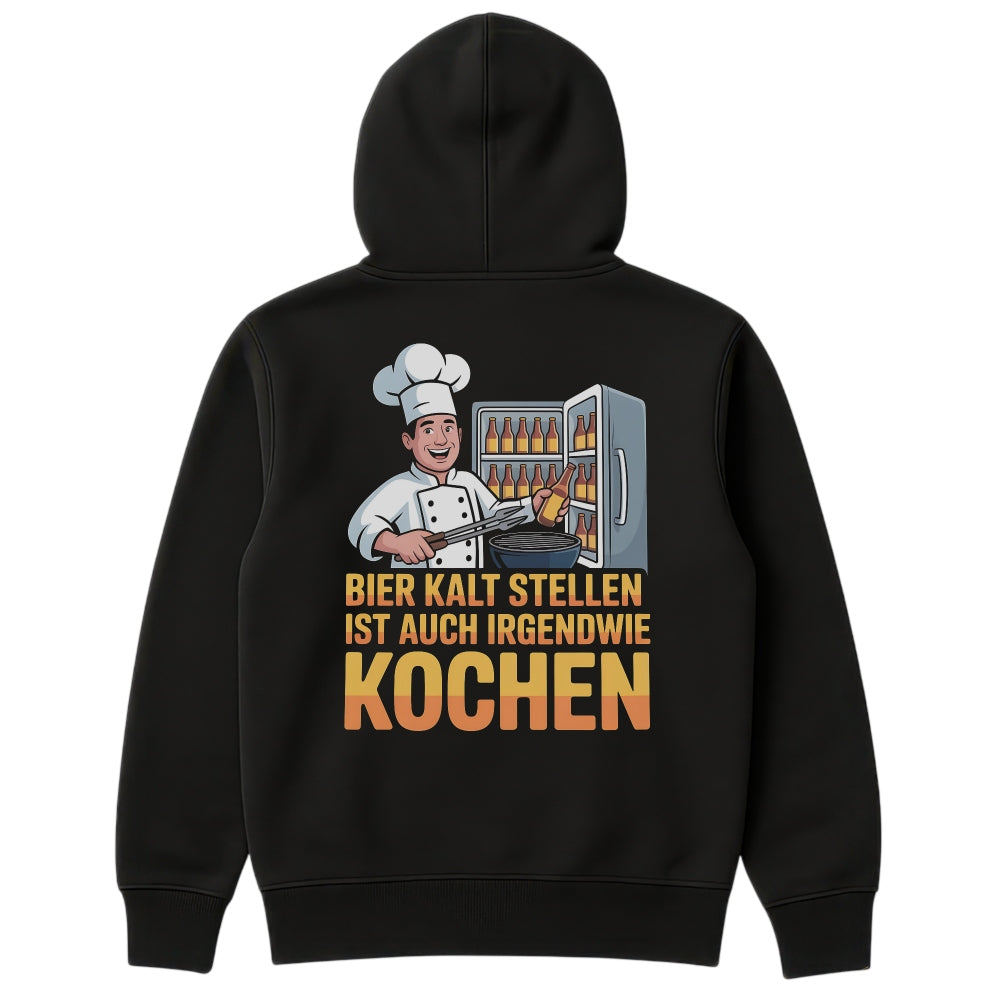 GEHOBENER KOCH - Oversize Zipper Hoodie