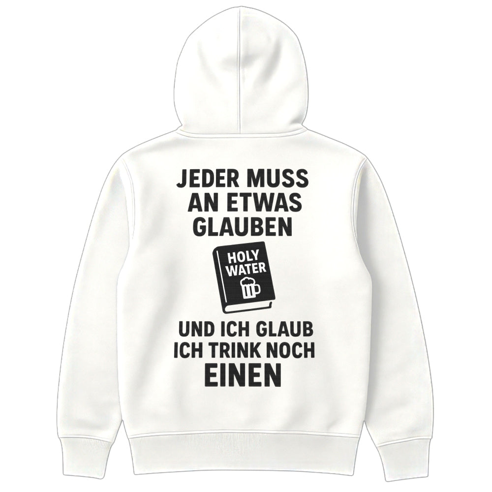 HOLY WATER - Oversize Zipper Hoodie