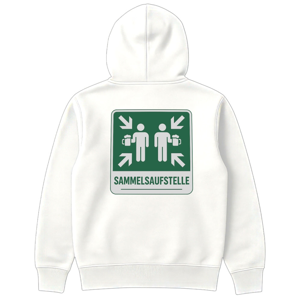 SAMMELSAUFSTELLE - Oversize Zipper Hoodie
