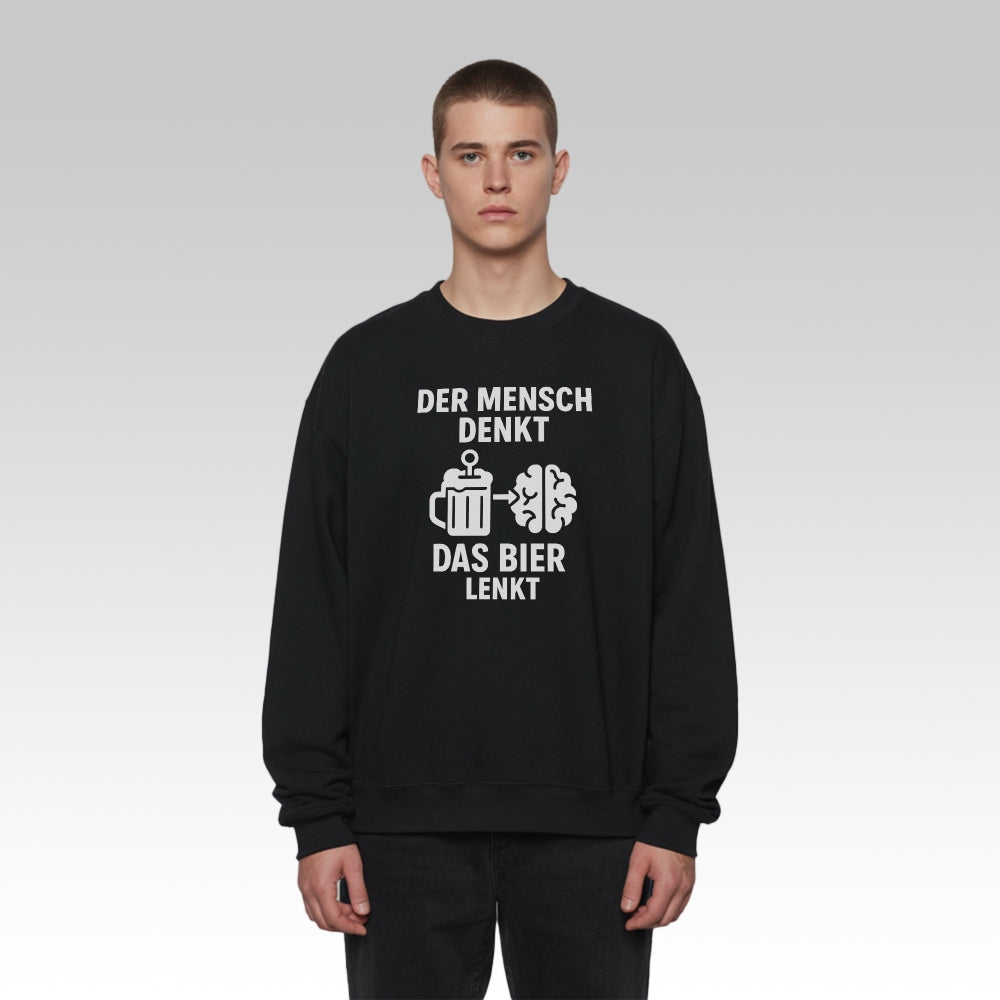 BIER LENKT - Premium Sweatshirt