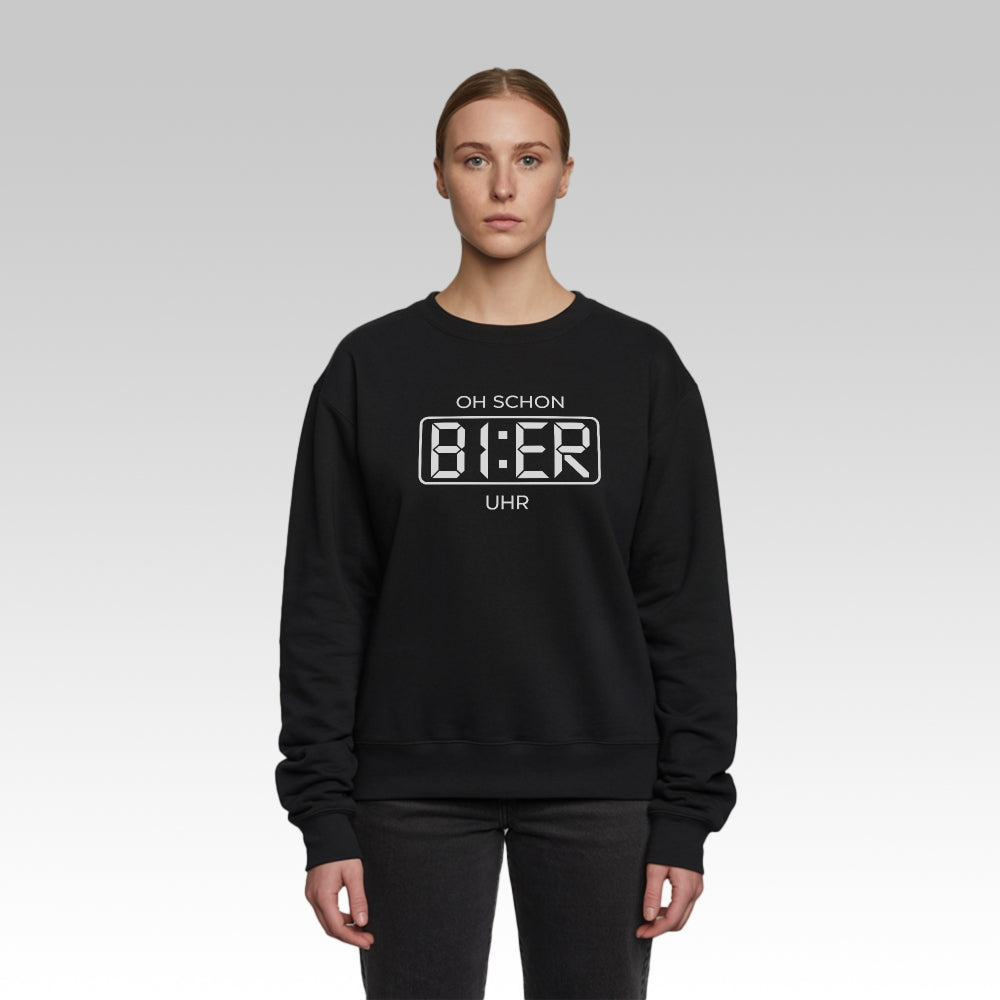 BIER UHR - Premium Sweatshirt