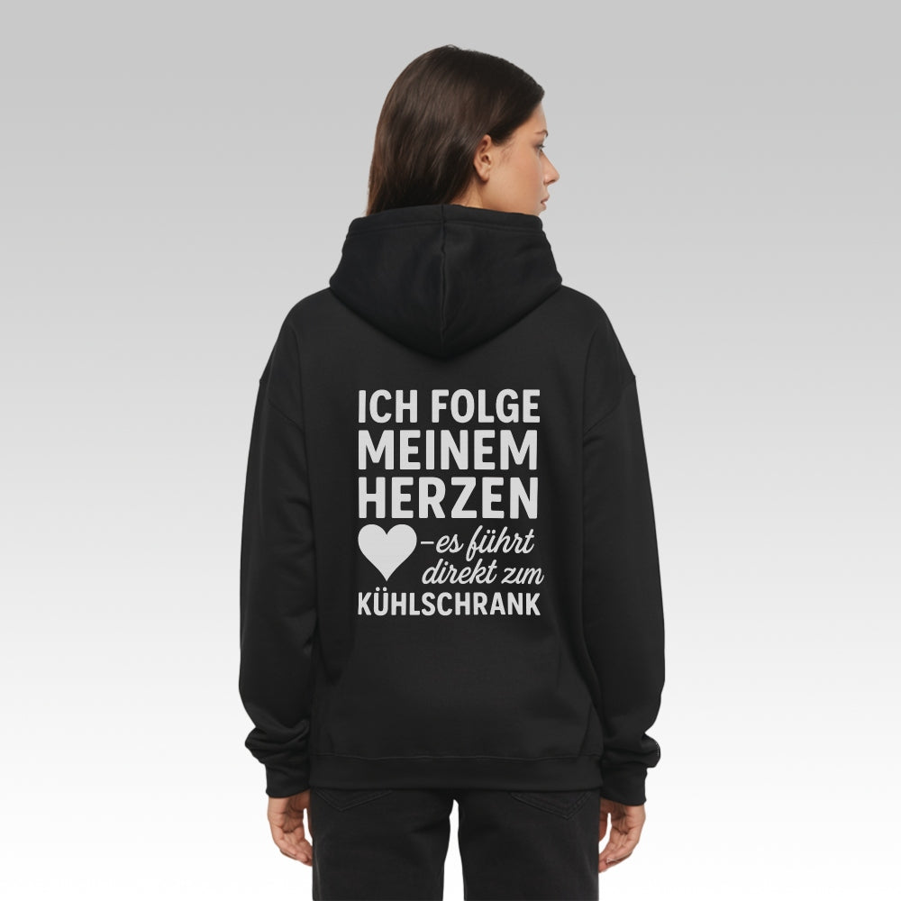 FOLGEN DEINEM HERZEN - Oversize Zipper Hoodie