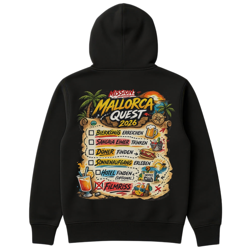 Malle Quest Hoodie Schwarz