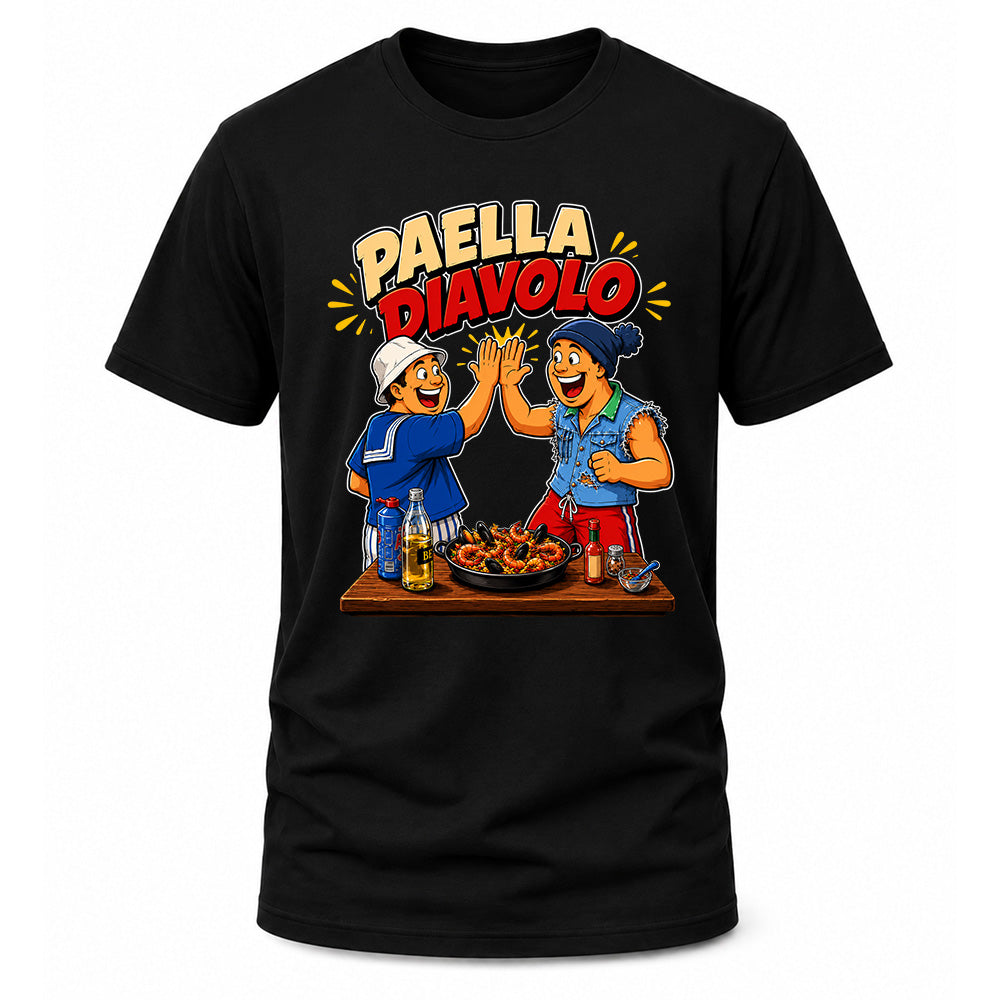 Paella Diavolo Shirt Schwarz