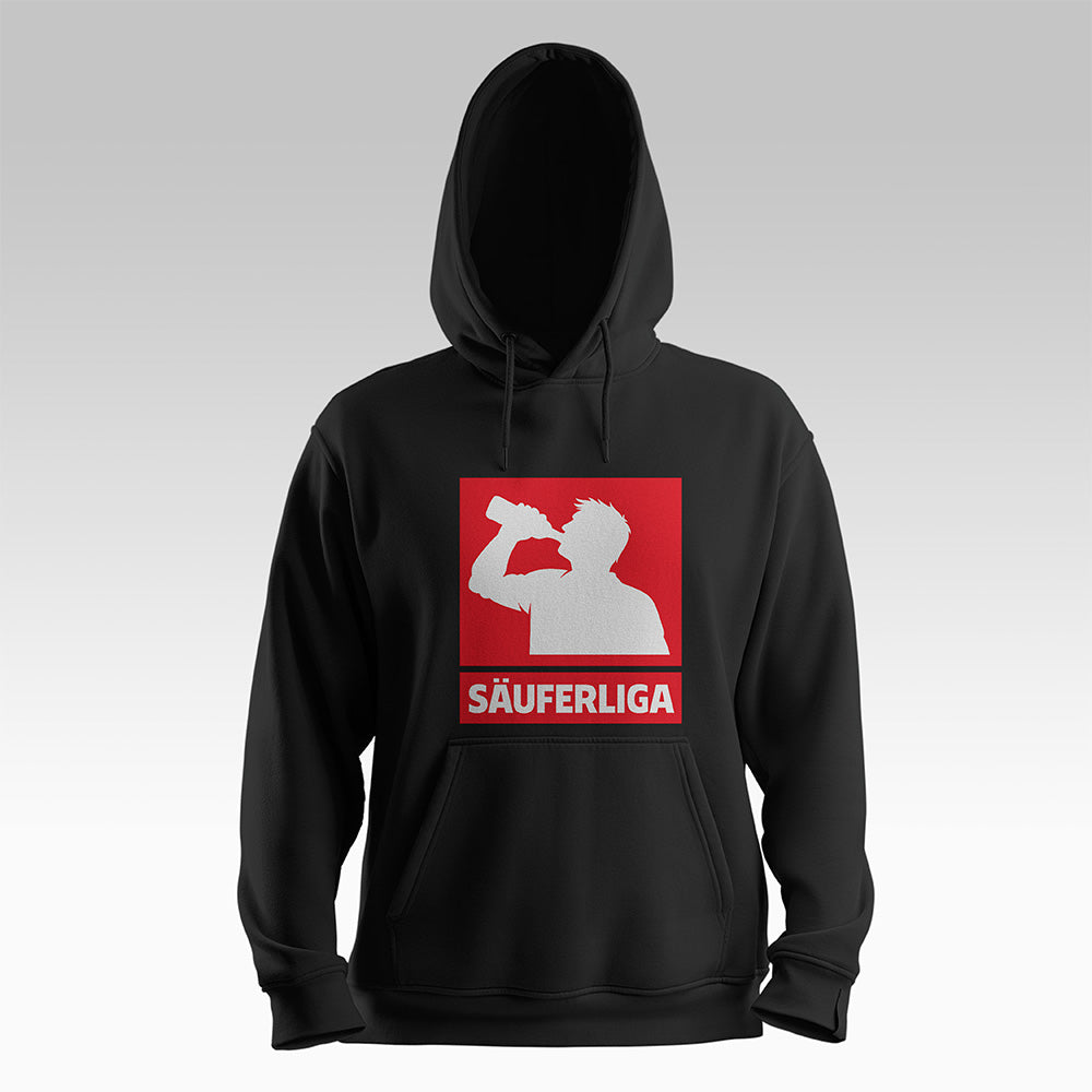 Saeuferliga Hoodie Schwarz