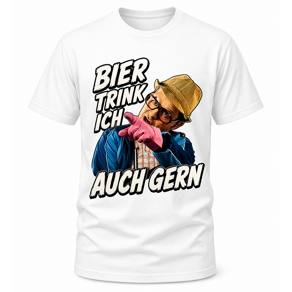 Bier trink ich gern T-Shirt