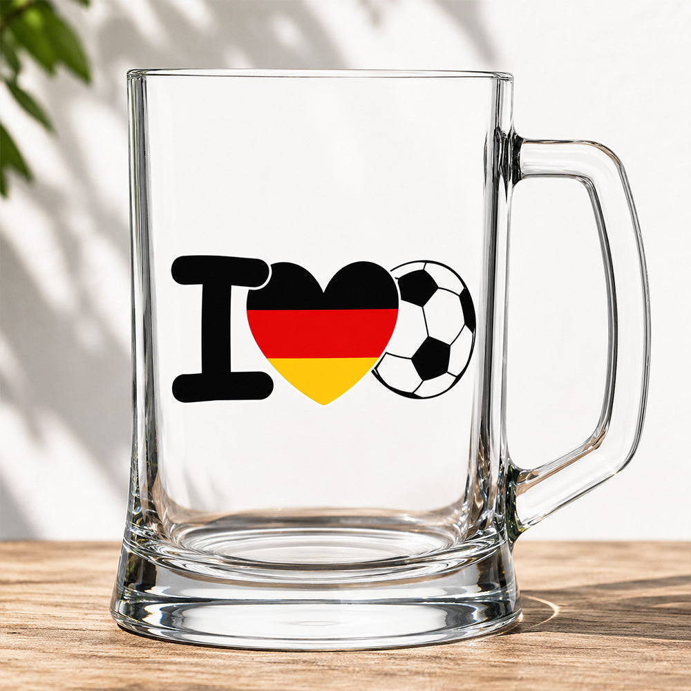 I Love Football Bierkrug