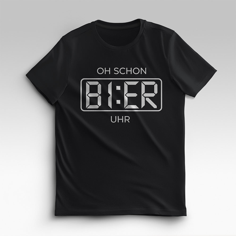 BIER UHR - T-Shirt