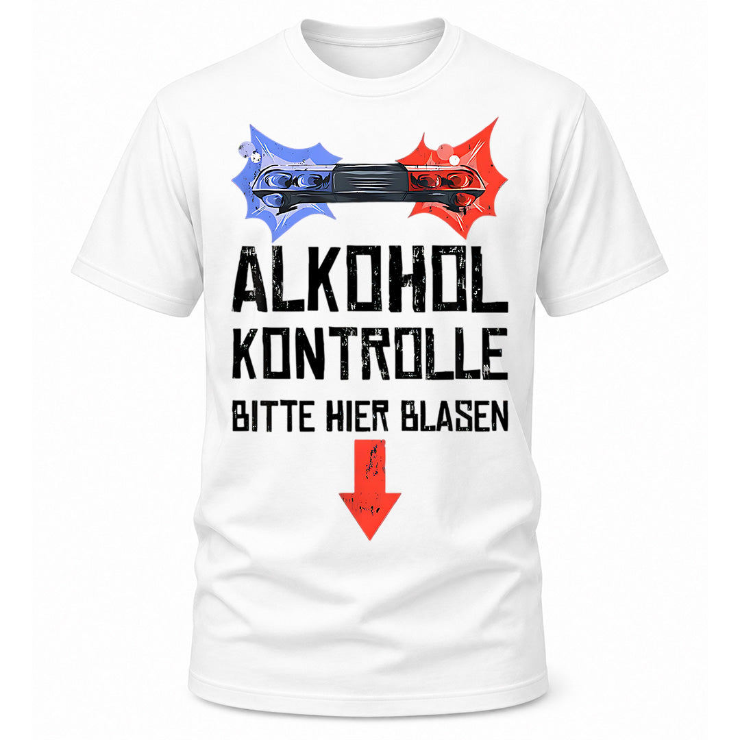 Alkoholkontrolle - T-Shirt