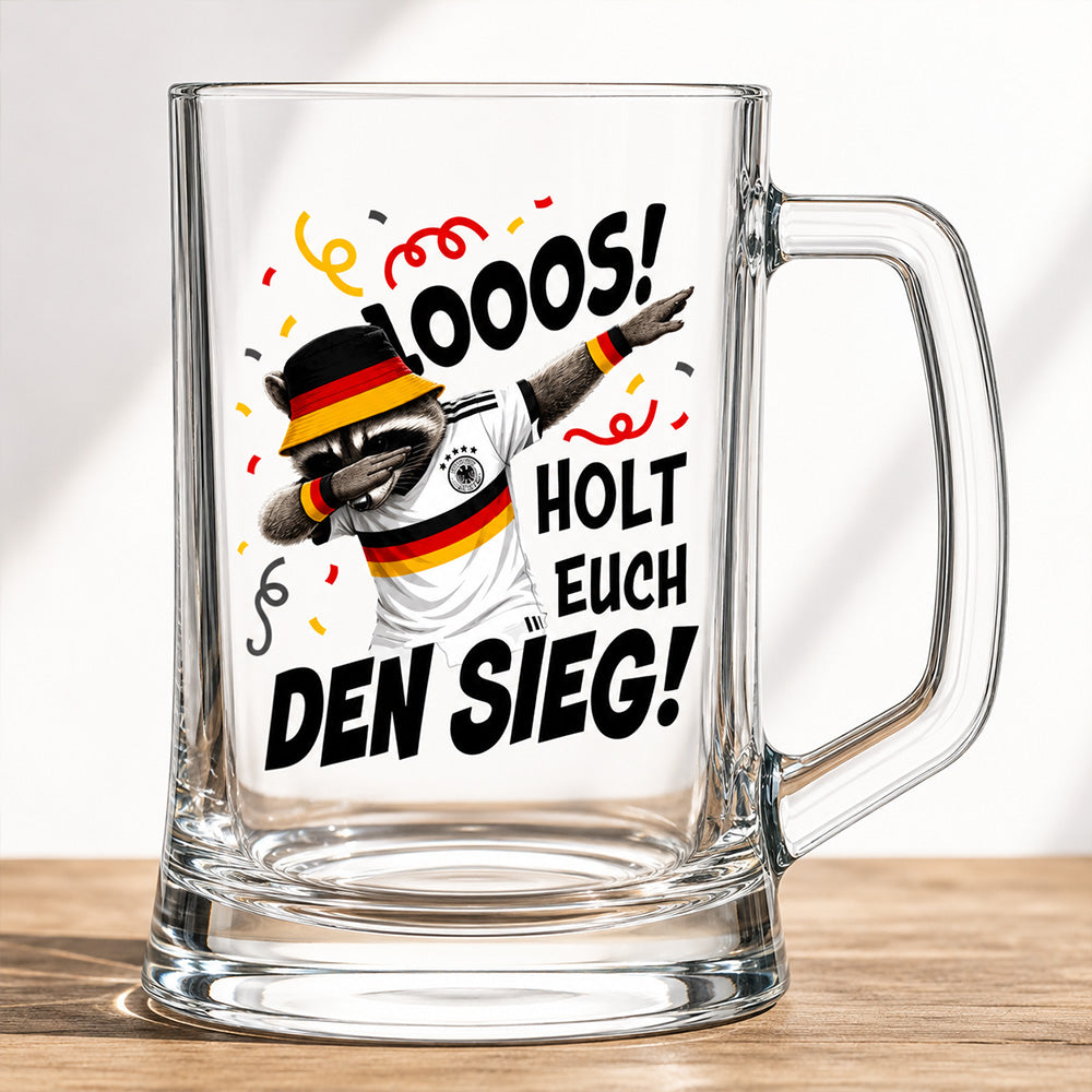 Racoon Fan Bierkrug