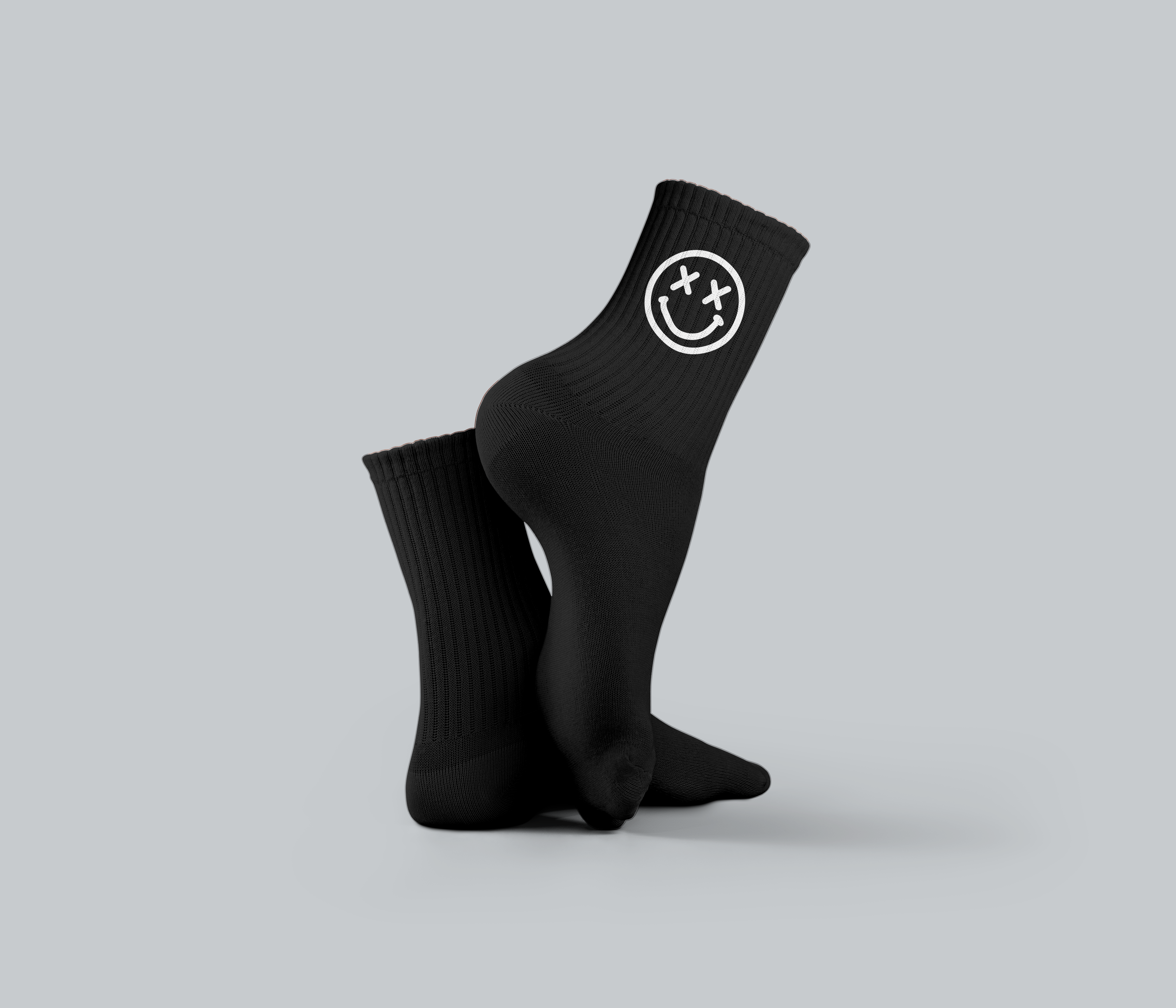 Drunkie Crew Socks Schwarz