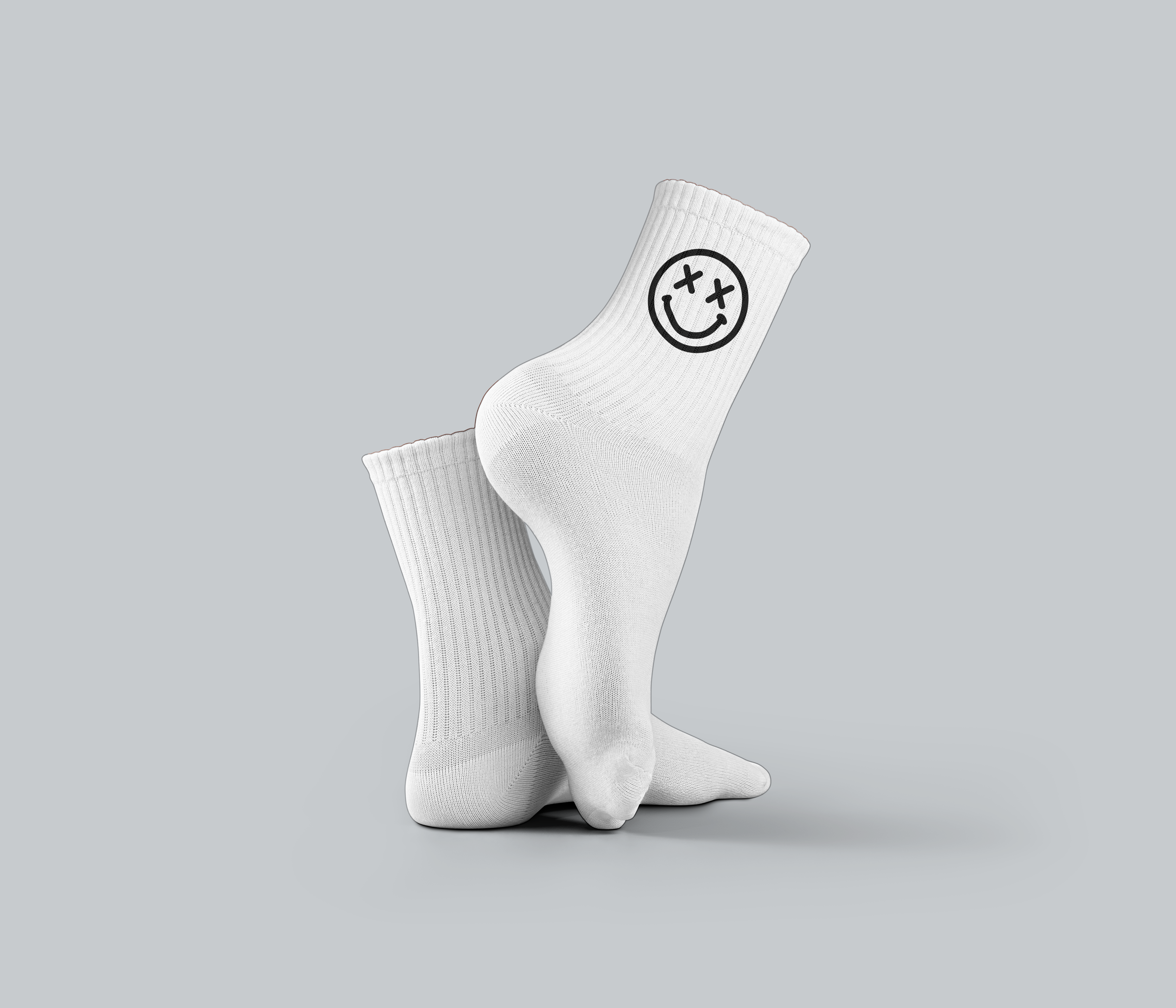 Drunkie Crew Socks Weiß