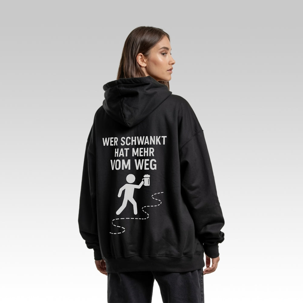 DER RÜCKWEG - Oversize Zipper Hoodie