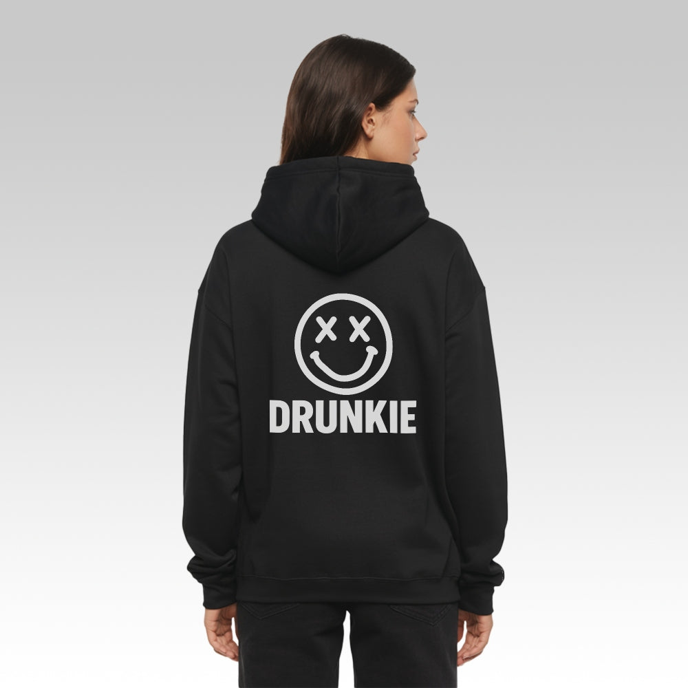 DRUNKIE FACE - Oversize Zipper Hoodie
