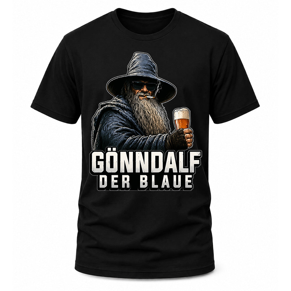 Gönndalf der Blau T-Shirt