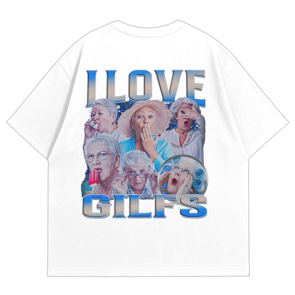 Gilf Oversize Shirt Weiß