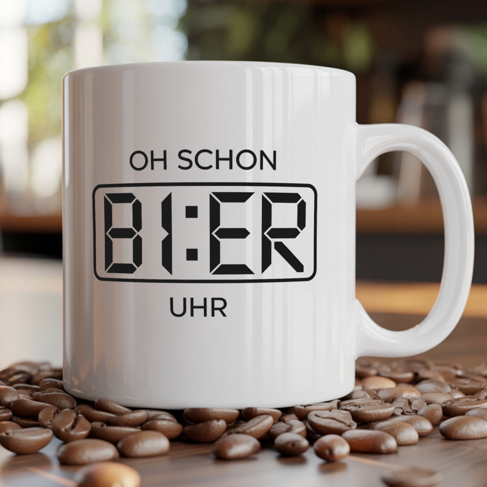 BIER UHR - Tasse