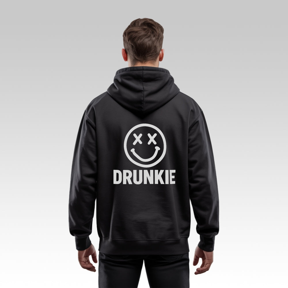 DRUNKIE FACE - Oversize Zipper Hoodie