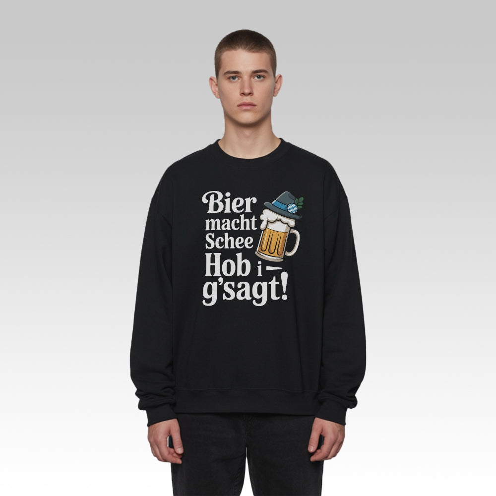 BIER MACHT SCHEE - Premium Sweatshirt