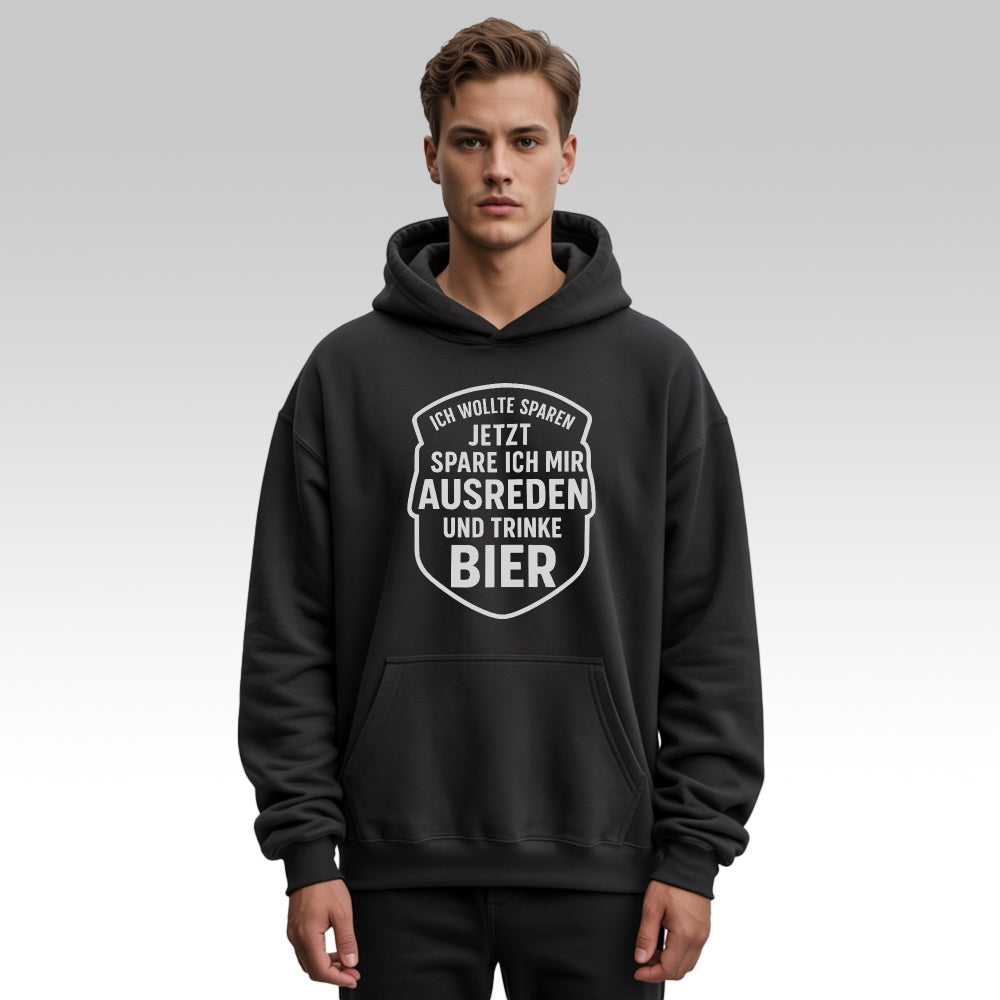 AUSREDEN SPAREN - Oversize Hoodie