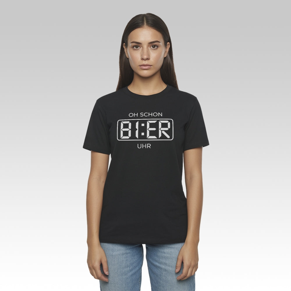 BIER UHR - T-Shirt