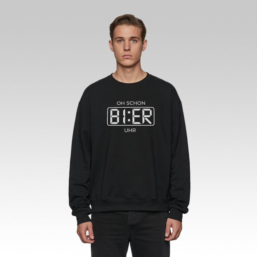 BIER UHR - Premium Sweatshirt