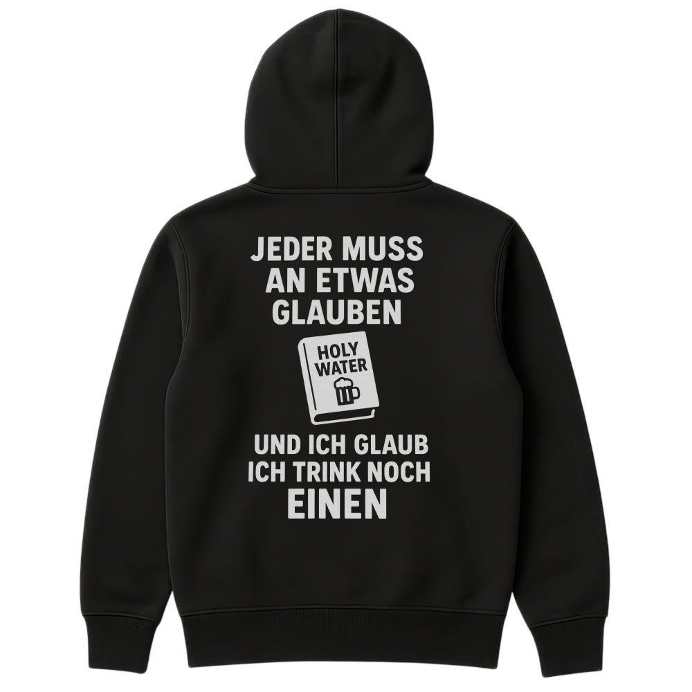 HOLY WATER - Oversize Zipper Hoodie