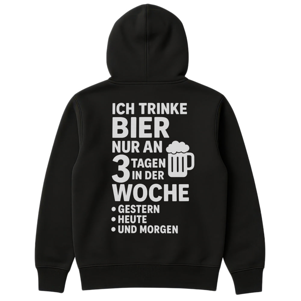 DREI TAGE - Oversize Zipper Hoodie