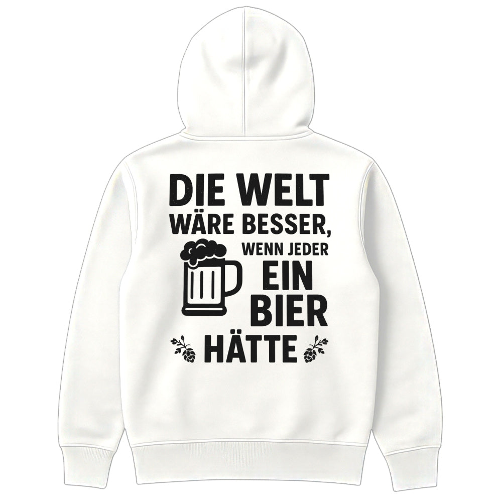 BESSERE WELT - Oversize Zipper Hoodie