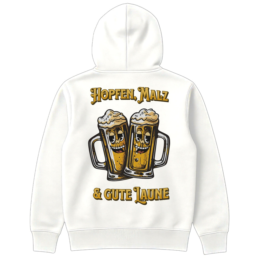 GUTE LAUNE - Oversize Zipper Hoodie