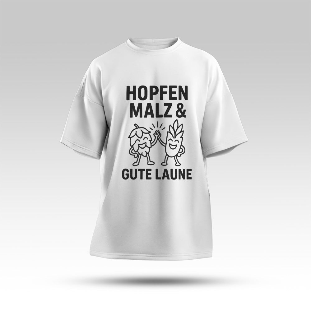 Gute Laune - Oversize T-Shirt